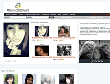 Tablet Screenshot of modelsactorssingers.com
